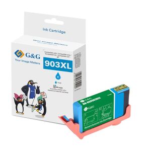 G&G Kompatibel mit HP 903XL/ T6M03AE XL-Druckerpatrone Cyan