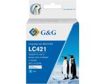 G&G Kompatibel mit Brother LC421C Druckerpatrone (200 Seiten) cyan
