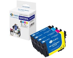 G&G 20575 Druckerpatrone 4 Stück(e) Kompatibel Hohe (XL-) Ausbeute Schwarz, Cyan, Magenta, Gelb
