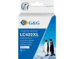 G&G Kompatibel mit Brother 422XL Druckerpatrone LC422XLC cyan (1500 Seiten)