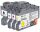 G&G Kompatibel mit Brother 427XL Druckerpatronen LC-427XLBK, LC-427XLC, LC-427XLM, LC-427XLY schwarz, cyan, magenta, gelb
