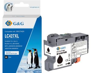 G&G Kompatibel mit Brother 427XL Druckerpatrone LC-427XLBK schwarz