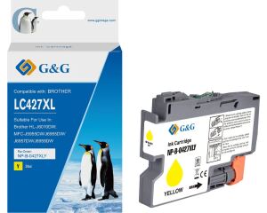 G&G Kompatibel mit Brother 427XL Druckerpatrone LC-427XLY gelb