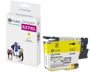 G&G Kompatibel mit Brother 527XL Druckerpatrone LC527XLY (2000 Seiten) gelb