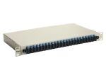 Equip 24-Port Glasfaser-Spleißbox, SC Duplex, OS2, 1 HE, ausgestattet, Grau