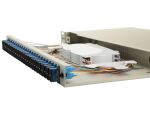 Equip 24-Port Glasfaser-Spleißbox, SC Duplex, OS2, 1 HE, ausgestattet, Grau