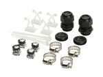 Equip 24-Port Glasfaser-Spleißbox, SC Duplex, OS2, 1 HE, ausgestattet, Grau