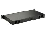 Equip 24-Port Glasfaser-Spleißbox, SC Duplex, OM3, 1 HE, ausgestattet, Schwarz