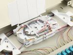 Equip 24-Port Glasfaser-Spleißbox, SC Duplex, OM3, 1 HE, ausgestattet, Grau