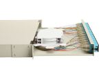 Equip 24-Port Glasfaser-Spleißbox, SC Duplex, OM3, 1 HE, ausgestattet, Grau