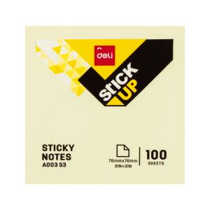 Deli EA00353 Selbstklebendes Etikett 100 Blätter Gelb, Rot