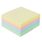Deli EA01703 Klebezettel Quadratisch Gelb, Blau, Pink, Grün 100 Blätter Selbstklebend
