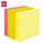 Deli EA03303 Selbstklebendes Etikett 100 Blätter Pink, Orange, Gelb, Rot, Grün