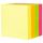 Deli EA03303 Selbstklebendes Etikett 100 Blätter Pink, Orange, Gelb, Rot, Grün