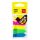 Deli EA10602 Selbstklebendes Etikett 100 Blätter Blau, Grün, Orange, Pink, Gelb