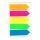 Deli EA10602 Selbstklebendes Etikett 100 Blätter Blau, Grün, Orange, Pink, Gelb