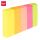 Deli EA11402 Selbstklebendes Etikett 100 Blätter Pink, Orange, Gelb, Rot, Grün