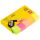 Deli EA11402 Selbstklebendes Etikett 100 Blätter Pink, Orange, Gelb, Rot, Grün