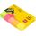 Deli EA11402 Selbstklebendes Etikett 100 Blätter Pink, Orange, Gelb, Rot, Grün