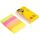 Deli EA11402 Selbstklebendes Etikett 100 Blätter Pink, Orange, Gelb, Rot, Grün