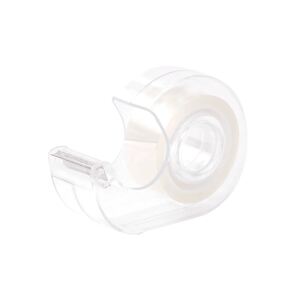 DELI Klebeband inkl. Abroller 18mmx6m doppelseitig weiß