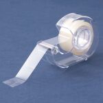 DELI Klebeband inkl. Abroller 18mmx6m doppelseitig weiß