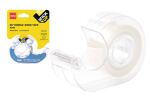 DELI Klebeband inkl. Abroller 18mmx6m doppelseitig weiß