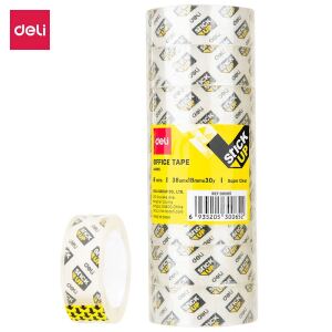 DELI Klebeband 18mm x 27m transparent 8 Stück