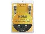 DeLOCK 5m HDMI AM/AM HDMI-Kabel HDMI Typ A (Standard) Schwarz