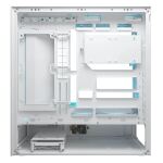 COUGAR Gehäuse Midi-Tower, CFV235 Vision, ARGB, LCD-Display, Mesh, Weiß