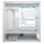 COUGAR Gehäuse Midi-Tower, CFV235 Vision, ARGB, LCD-Display, Mesh, Weiß