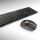 CHERRY DW 9100 SLIM Tastatur Maus enthalten Universal RF Wireless + Bluetooth QWERTZ Schweiz Schwarz