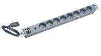 ONLINE USV-Systeme 19" USV-Steckdosenleiste Verlängerungskabel 2 m