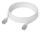 Ubiquiti UACC-Cable-Patch-EL-C6A-3M-W Netzwerkkabel Durchscheinend, Weiß Cat6a