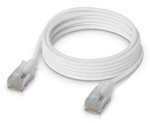 Ubiquiti UACC-Cable-Patch-EL-C6A-2M-W Netzwerkkabel Durchscheinend, Weiß Cat6a