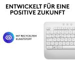 Logitech 920-010967 Tastatur Büro Bluetooth QWERTZ Deutsch Weiß