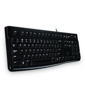 Logitech Keyboard K120 for Business Tastatur Büro USB QWERTZ Schweiz Schwarz