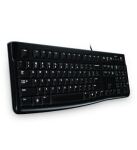 Logitech Keyboard K120 for Business Tastatur Büro USB QWERTZ Schweiz Schwarz