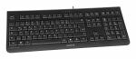 CHERRY KC 1000 Tastatur Universal USB AZERTY Belgisch Schwarz