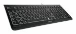 CHERRY KC 1000 Tastatur Universal USB AZERTY Belgisch Schwarz