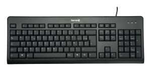 TERRA Keyboard 3500 Corded [FR] USB black/noir baugleich zum Cherry Stream Keyboard JK-8500FR-2