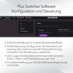 NETGEAR GS305EP Switch 5 Port Gigabit Ethernet LAN PoE Switch Plus (mit 4x PoE+ 63W, Managed Netzwerk Switch mit IGMP Snooping, QoS, VLAN, lüfterloses Metallgehäuse)