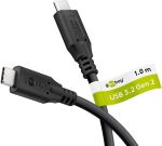 Kabel USB-C <=> USB-C 3.2 Gen2, 10 Gbit/s, 1m,...