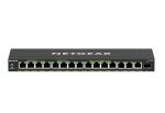 NETGEAR GS316EP Managed Gigabit Ethernet (10/100/1000) Power over Ethernet (PoE) Schwarz