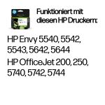 HP 62XL Cyan/Magenta/Gelb Original Tintenpatrone mit hoher Reichweite