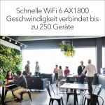 NETGEAR WAX610 WiFi 6 WLAN Access Point (AX1800 Speed Dual-Band Mesh, WPA3, 802.11ax, 2.5G LAN, Lokales oder Insight Remote Management, PoE+ powered - Netzteil optional)