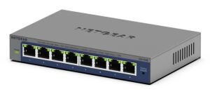 NETGEAR GS108Ev4 Unmanaged L2/L3 Gigabit Ethernet (10/100/1000) Grau