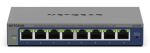 NETGEAR GS108Ev4 Unmanaged L2/L3 Gigabit Ethernet (10/100/1000) Grau