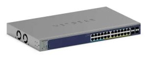 NETGEAR GS728TXUP Managed Gigabit Ethernet (10/100/1000) Power over Ethernet (PoE) 1U Grau