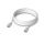 Ubiquiti UACC-Cable-Patch-EL-8M-W Netzwerkkabel Durchscheinend, Weiß Cat6